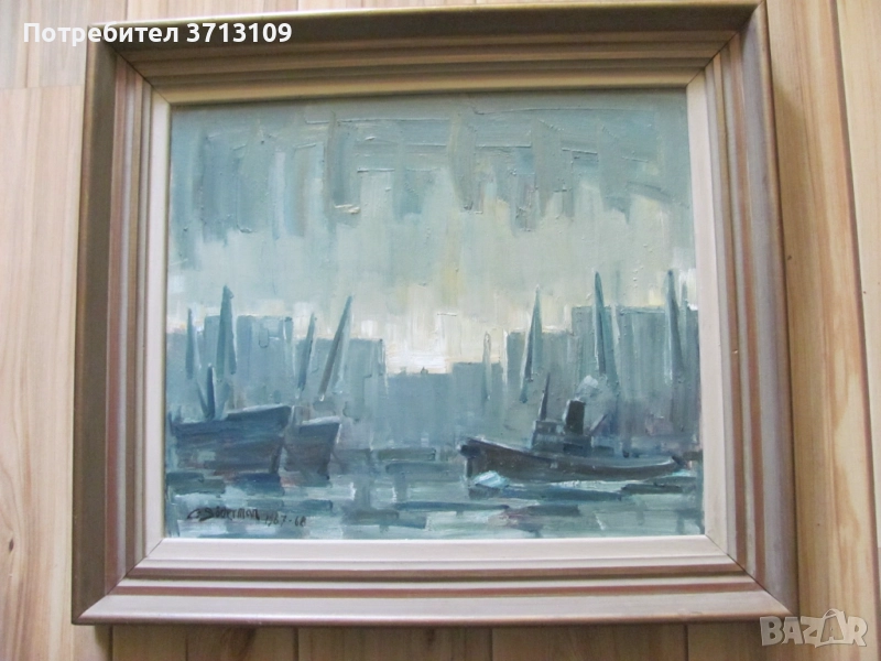 Картина, художник GUNNAR SÖDERMAN (1900-1974) масло, подпис, снимка 1