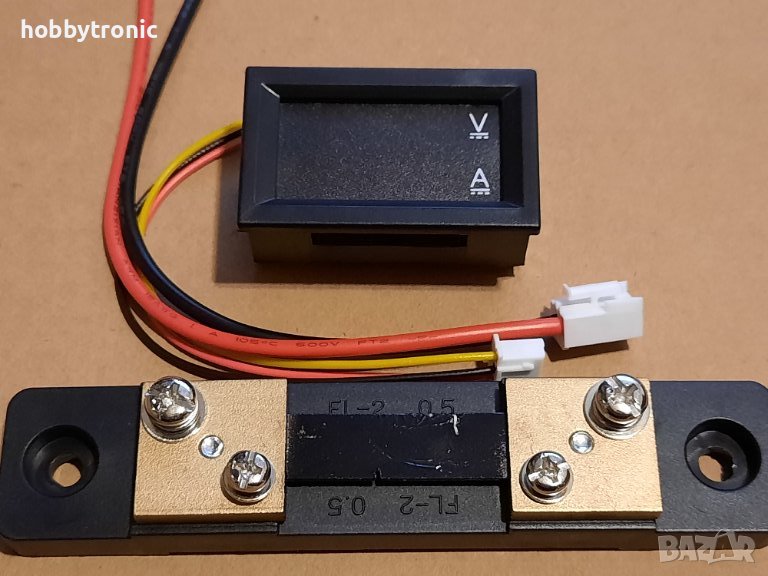Цифров волтметър амперметър 100V 50A, снимка 1