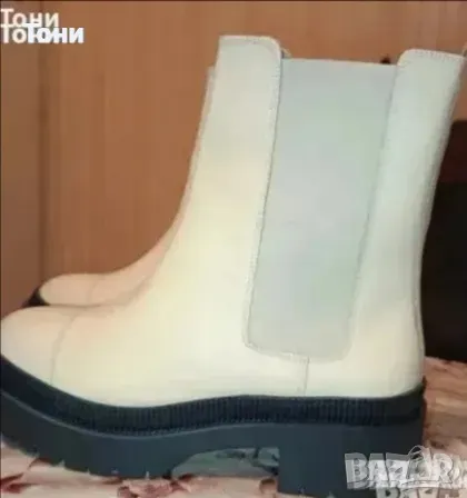 LAWRENCE GREY NEW YORK Оригинал Нови Дамски Боти От Естествена Кожа 41, снимка 1