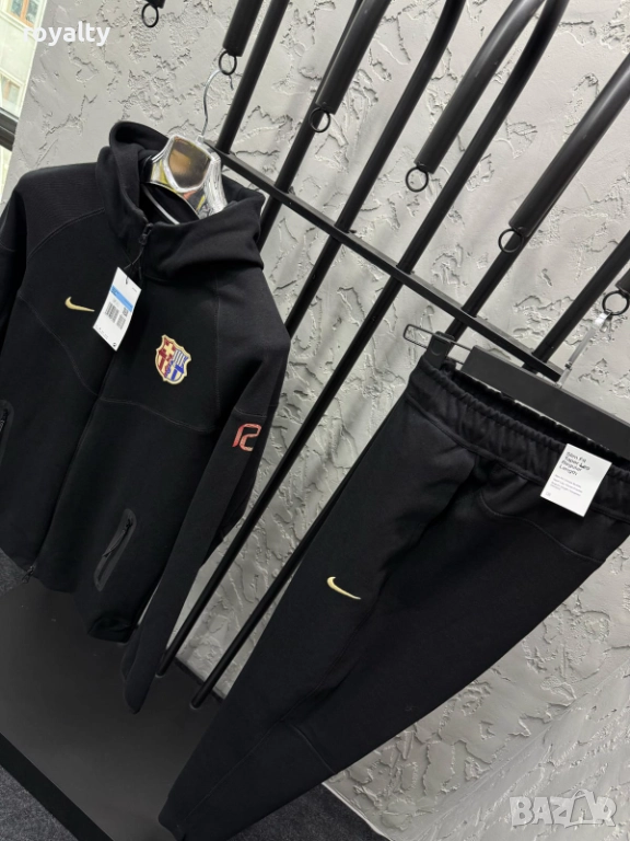 Nike Tech Мъжки Черен Спортен Екип , снимка 1