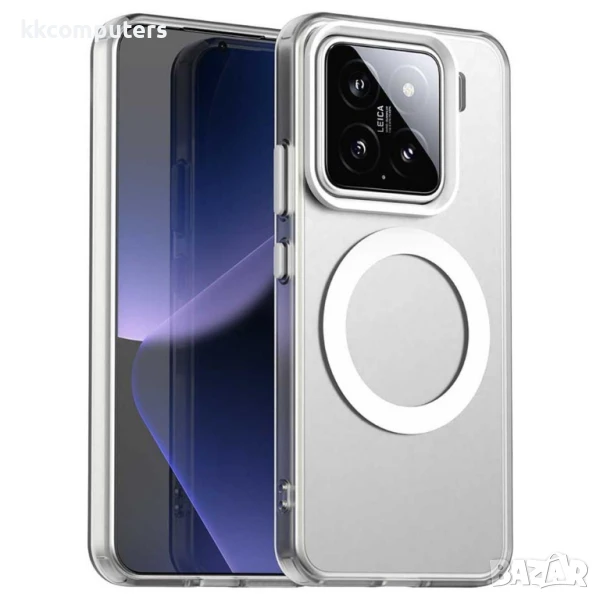 Xiaomi 15 Pro– PC + TPU Удароустойчив Калъф и Протектор с MagSafe, снимка 1