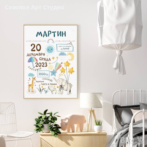 Персонализирана Рамка за бебе, снимка 1