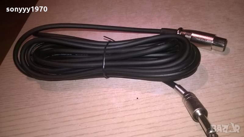 high grade profesional low-noise cable-кабел за микрофон, снимка 1