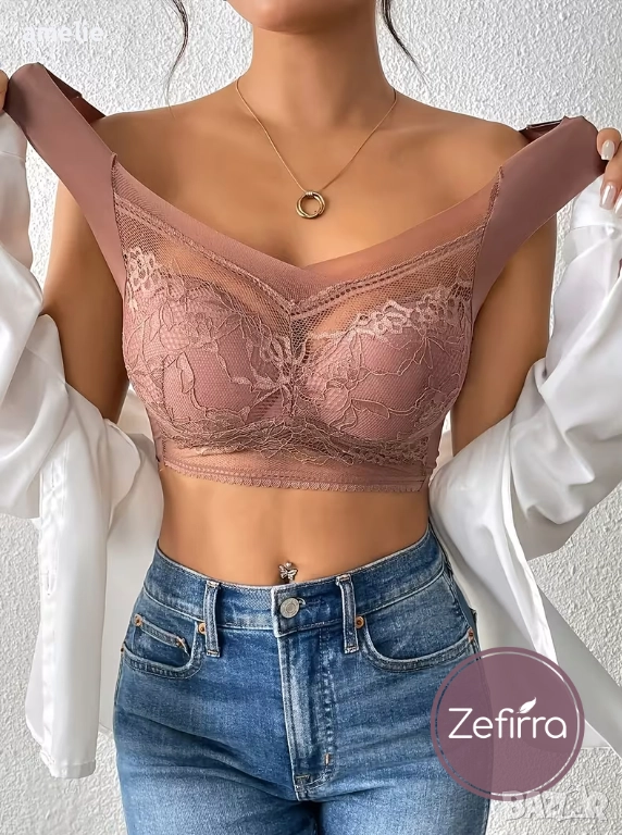 Дамски луксозни безшевни бралети Amicci Zefirra в 4 различни цвята. Уникално леки и удобни., снимка 1