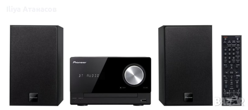 Pioneer X CM35 K CD USB Bluetooth NFC 2xAUX аудиосистема с тонколони и дистанционно , снимка 1