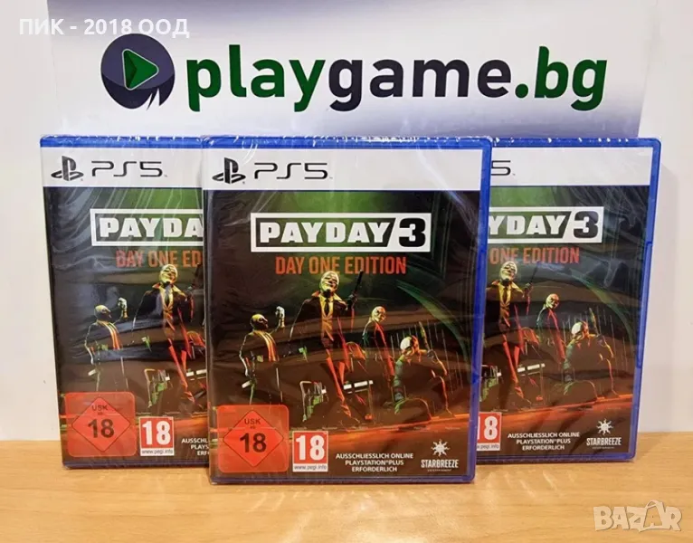 Чисто нова игра PAYDAY 3 за PS5, снимка 1
