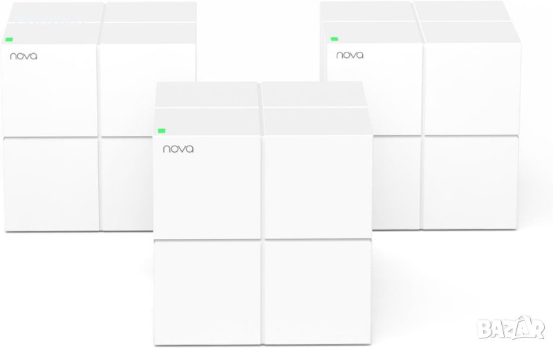 Wi-fi система Tenda - MW6, 1.2Gbps, 3 модулa, бяла, снимка 1