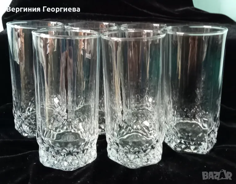 Чаши за вода и безалкохолно - 6 броя, снимка 1