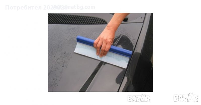 Силиконова четка за подсушаване на автомобил, Четка силиконова за обиране на водата след измиване , снимка 1