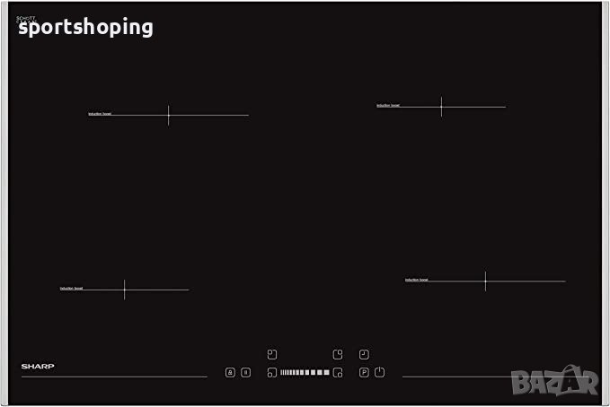 Индукционен плот Sharp KH-7IX19FS00-EU, снимка 1