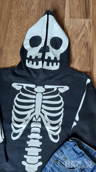 Блуза скелет с термо дънки, снимка 1