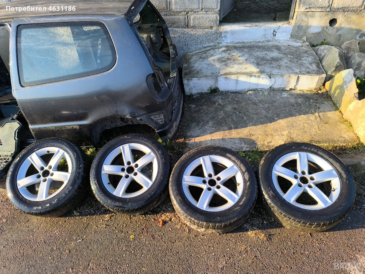 алуминиеви джанти 5х112 16цола vw,audi, снимка 1