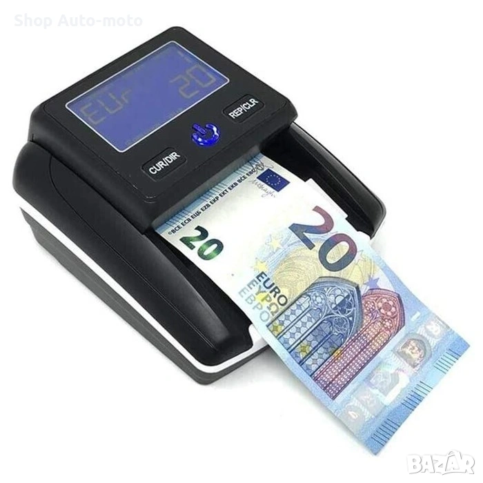 Детектор за проверка на банкноти Automat-Автоматичен, За EUR и USD, снимка 1