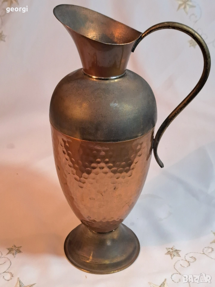 медна кана с бронзови елементи 32/4, снимка 1