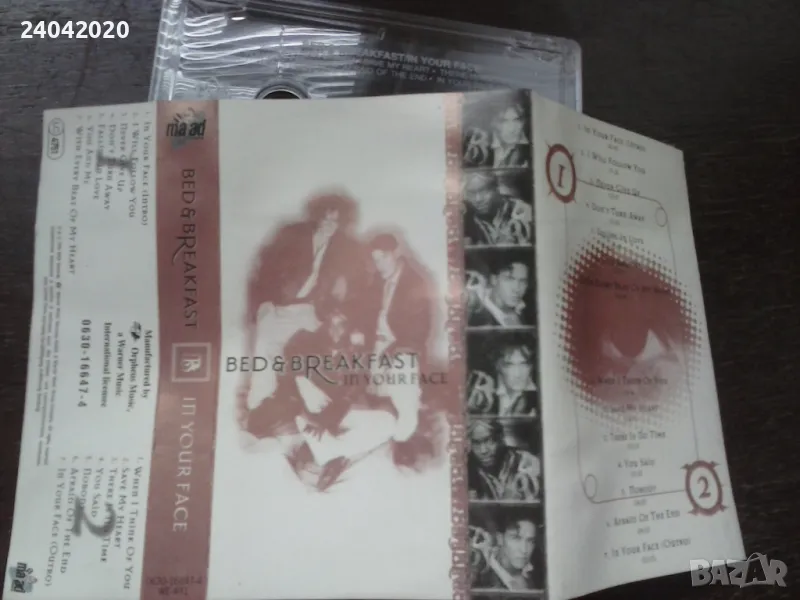 Bed & Breakfast – In Your Face лицензна касета, снимка 1