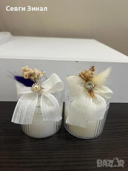 Подарък за гости, свещ , снимка 1