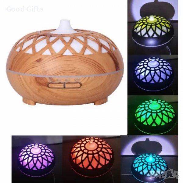 Арома дифузер без филтър , Ултразвуков , 350мл, снимка 1