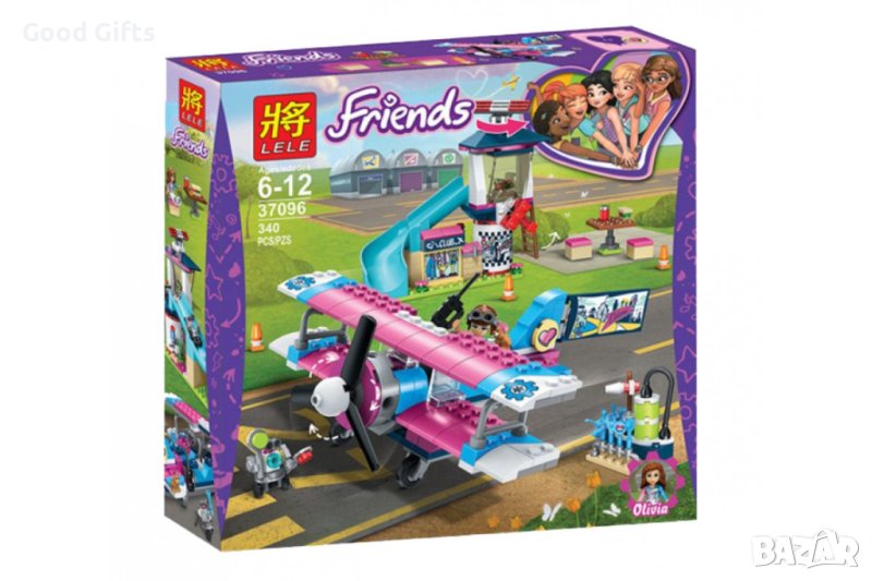 Конструктор Friends Самолет, Полет над Хартлейк, 340 части, снимка 1