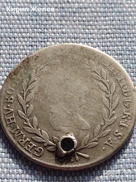 Сребърна монета 20 кройцера 1784г. Йозеф втори Будапеща Свещена Римска Империя 12226, снимка 1