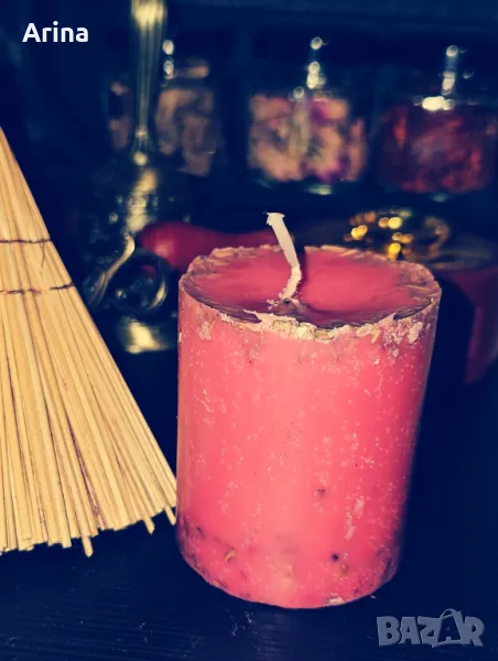 Свещ Любовна магия , снимка 1