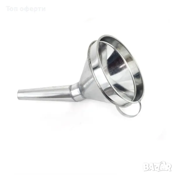 Фуния за гориво метална с цедка - 602, снимка 1