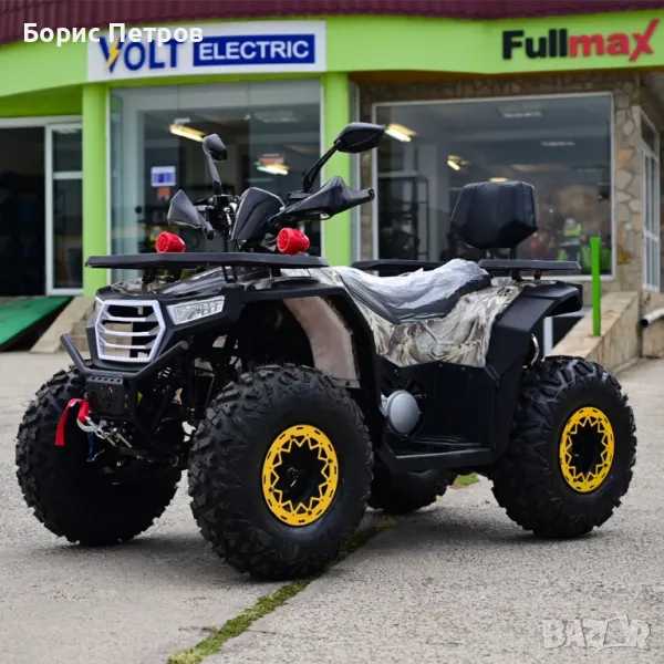 Бензиново АТВ BULLMAX 200cc, R/N/D автоматик, лебедка, теглич, маслено охлаждане, DESERT CAMOUFLAGE, снимка 1