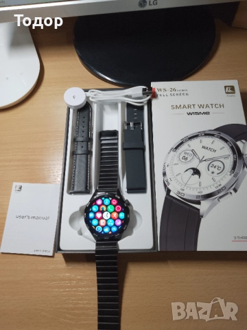 Смарт часовник WISME WS-26, снимка 3 - Смарт гривни - 52459874