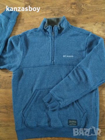 Columbia Mens Great Hart Mountain Ii Half Zip Carbon Heather - страхотна мъжка блуза КАТО НОВА, снимка 4 - Спортни дрехи, екипи - 43315927