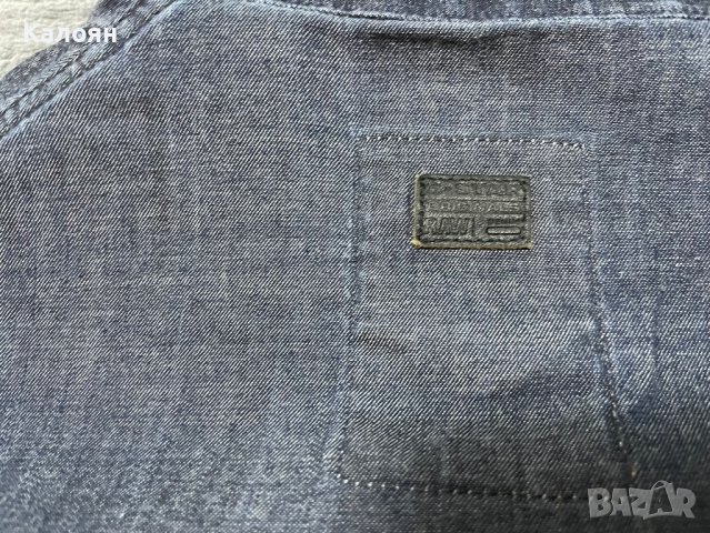 G star RAW дънкова риза (размер L), снимка 7 - Ризи - 42968399