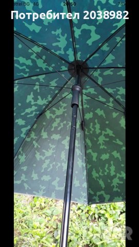 Нов Чадър 45 инча NGT Camo, снимка 3 - Такъми - 37174956