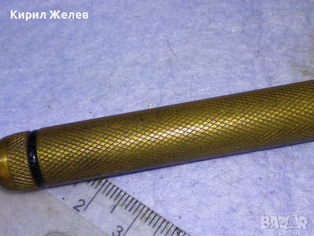 Lilberschnitt MADE in GERMANY Стар ВИНТИДЖ ЕЛМАЗ За СТЪКЛО с БРОНЗОВА ДРЪЖКА - ЛИПСВА КАМЪЧЕТО 41321, снимка 4 - Антикварни и старинни предмети - 43650931