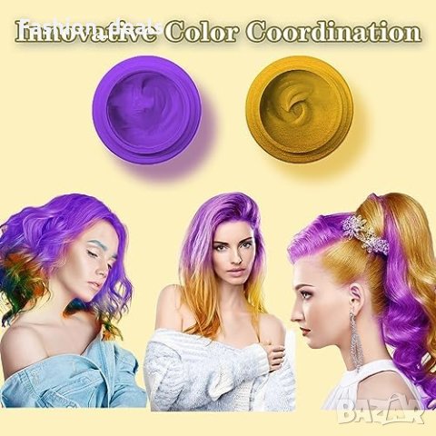 Нов Временна боя за коса Руса Жени Прическа Подарък, снимка 3 - Продукти за коса - 42951594
