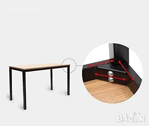 ПРЕОЦЕНЕНА Маса за компютър с размери – 120 х 60 х 75 см D035-AC3BB-120-UK, снимка 2 - Маси - 50625928