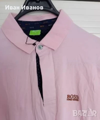 Чисто нова фланелка с яка Hugo Boss, снимка 4 - Тениски - 50559606