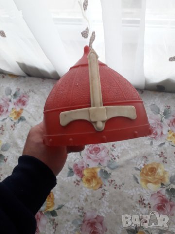 Стара детска играчка  Шлем от 80 те г., снимка 4 - Други - 35035693