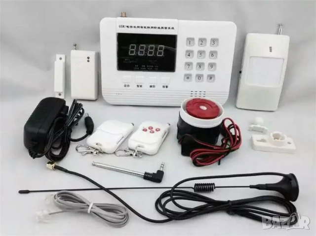 Безжична Алармена Система с 99 Зони и PSTN Поддръжка за Мобилен и Стационарен Телефон 