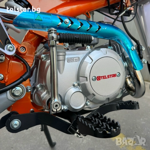 Кросов мотор TELSTAR 160cc с усилена рамка модел 2025 с двойно запалване : електрически стартер + ма, снимка 7 - Мотоциклети и мототехника - 52424999