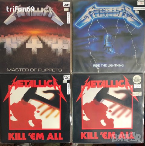 Грамофонни плочи на Metallica, снимка 4 - Грамофонни плочи - 20408715