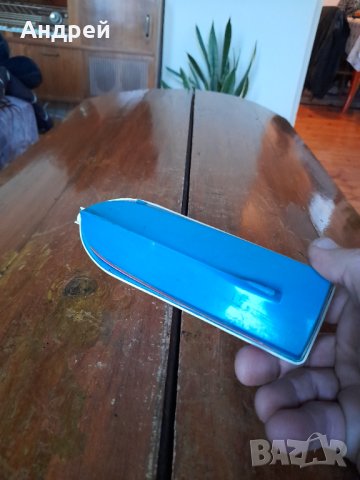 Стара играчка лодка,катер #11, снимка 6 - Други ценни предмети - 43929004