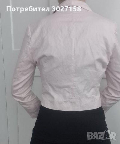 Сако H&M в много бледо розово, снимка 5 - Сака - 33406892