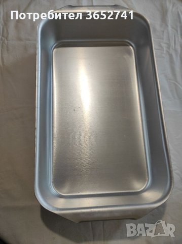 Българска алуминиева тава хром силистра, снимка 1 - Съдове за готвене - 40281653
