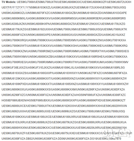 LED ленти за подсветка Samsung 50'' V6DU-500DCA-R2, снимка 4 - Части и Платки - 46668507