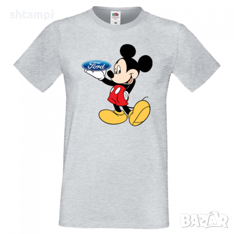 Мъжка тениска Mickey Mouse Ford, снимка 4 - Тениски - 36577349