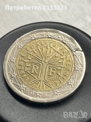 2 евро монета френска 2017 