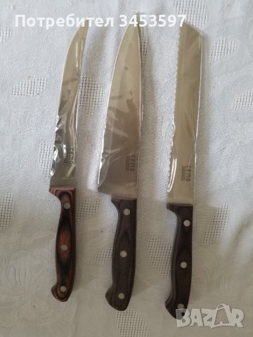 Нови ножове Професионални Cemo Molybden Vanadium - 3 броя, снимка 2 - Други - 38257686