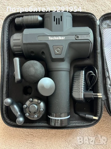 Мощен вибрационен масажорен пистолет, снимка 1