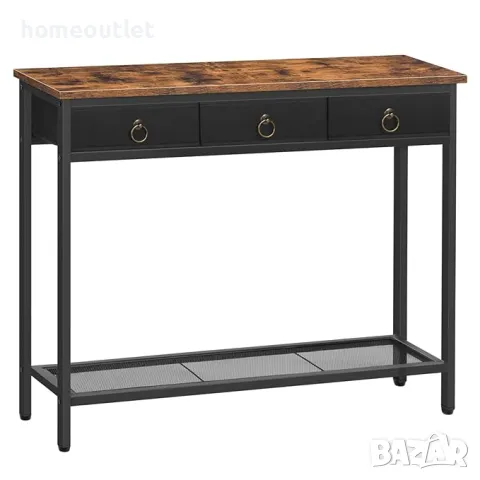 ПРОМОЦИЯ Конзолна маса с три текстилни чекмеджета BF23XG01, снимка 1