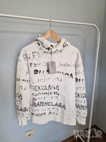 Страхотен мъжки суитчър BALENCIAGA Размер S M L XL 2XL , снимка 10 - Суичъри - 52249893