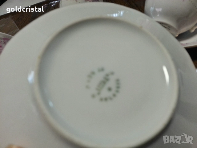 Стар български порцелан Изида чаши за кафе , снимка 8 - Антикварни и старинни предмети - 16145837