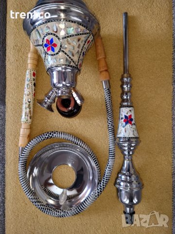 Шиша наргиле пушене ръчна арабска изработка, снимка 3 - Ръчно изработени сувенири - 39417500